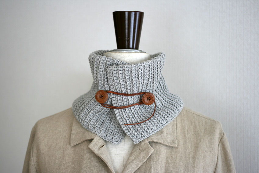 かぎ針編み ネックウォーマー