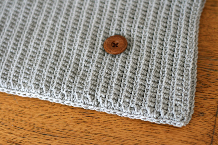 かぎ針編み ネックウォーマー 編み地