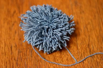 ⑤とび出している毛をカットしてそろえます