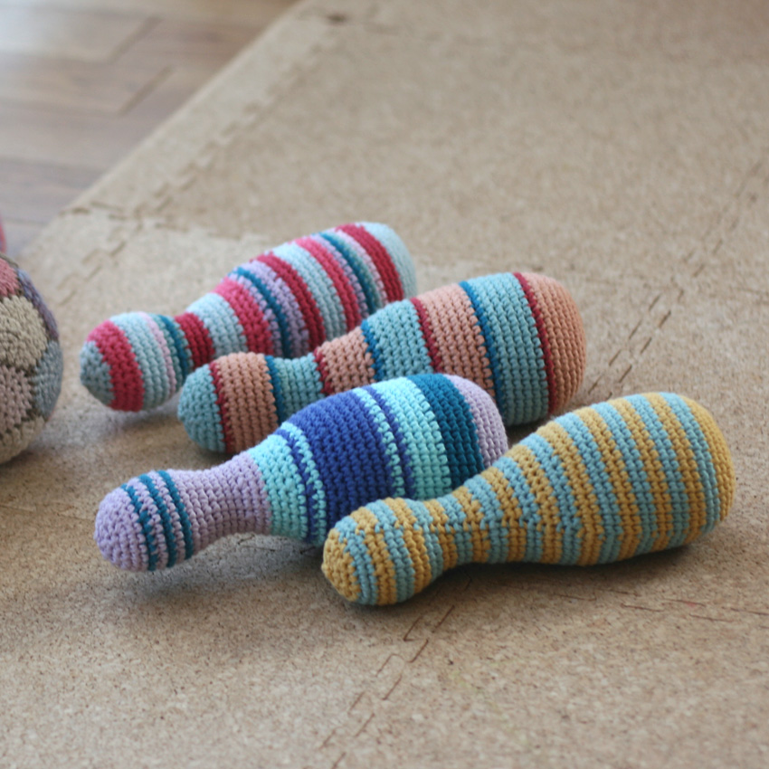 かぎ針編み ボーリングピン