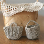 かぎ針編み 小さな小さなバッグたち