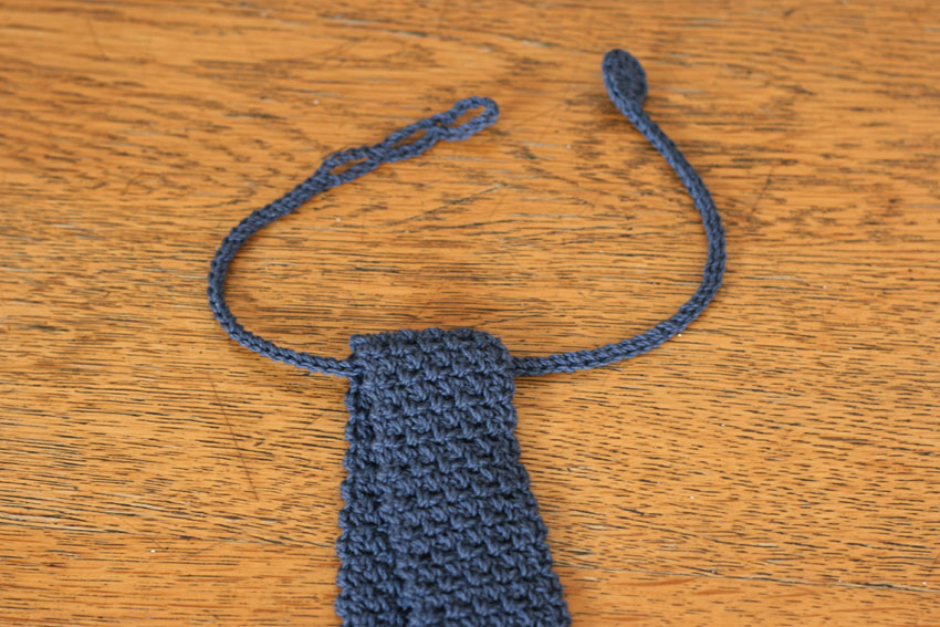 かぎ針編み ニットタイの仕組み