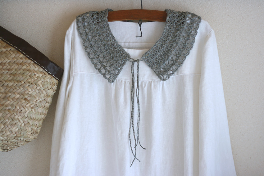 かぎ針編み つけ襟