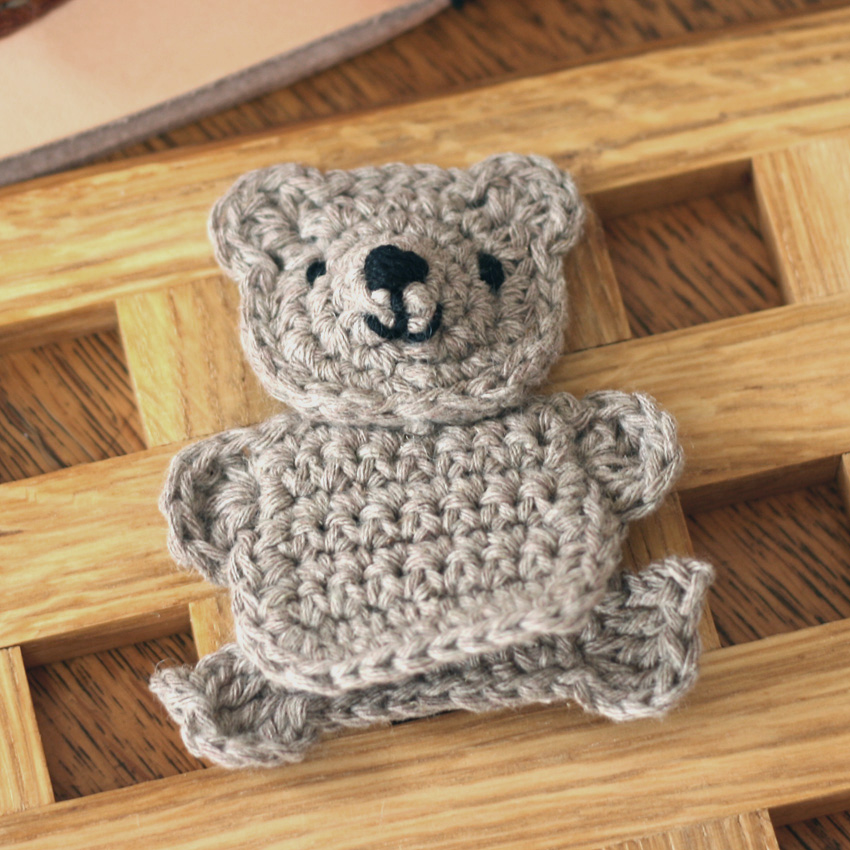 かぎ針編み モチーフ・ネームタグ