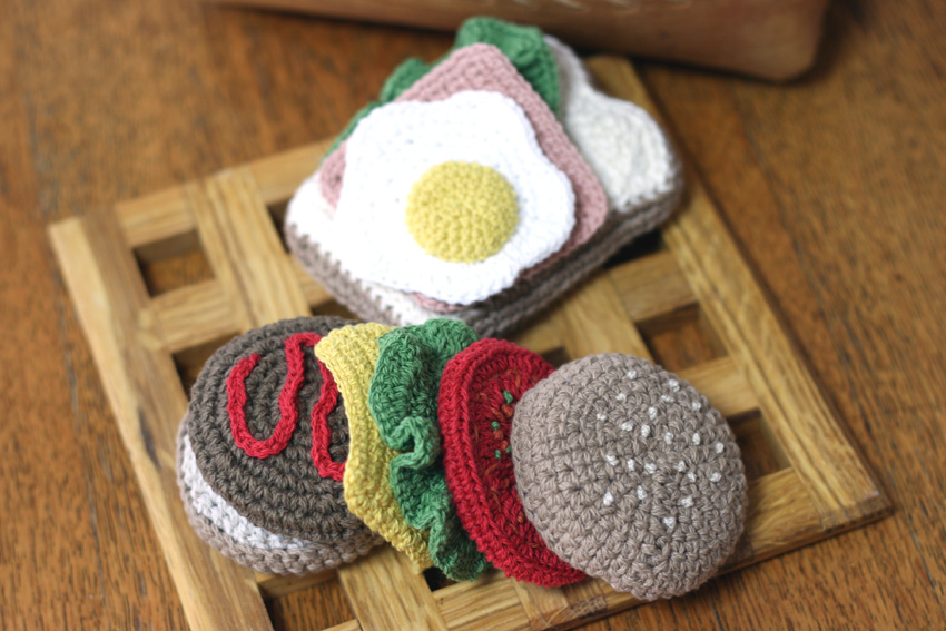 かぎ針編み ままごとハンバーガー