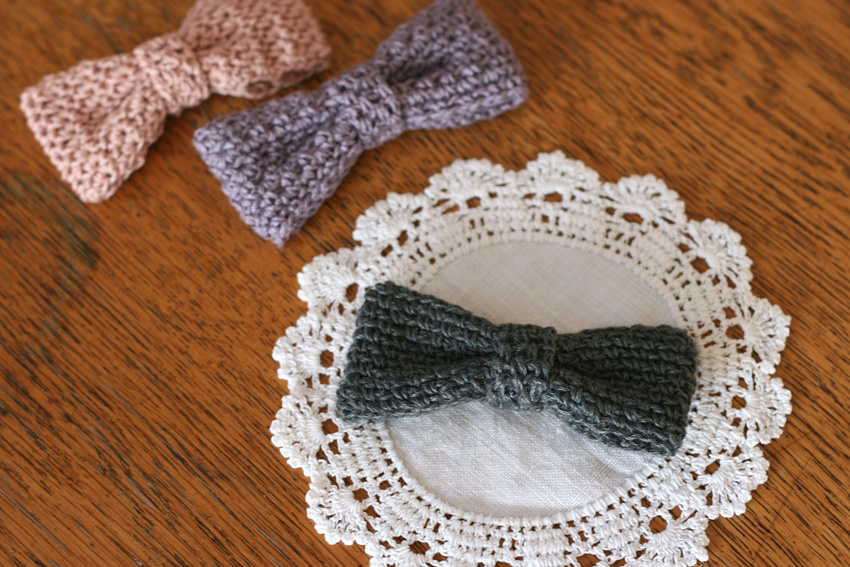 かぎ針編み リボンA