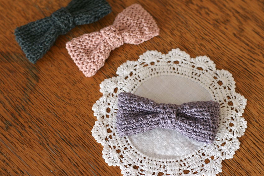 かぎ針編み リボンB