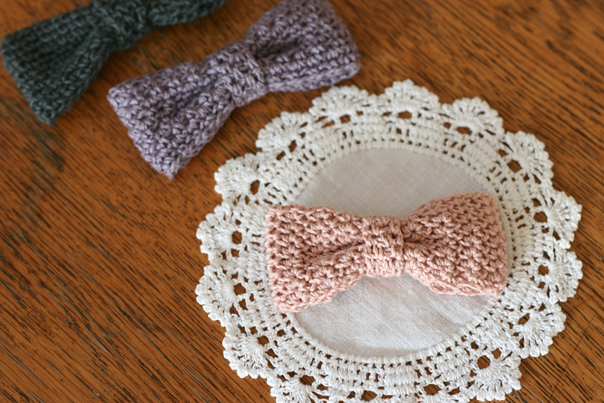 かぎ針編み リボンC