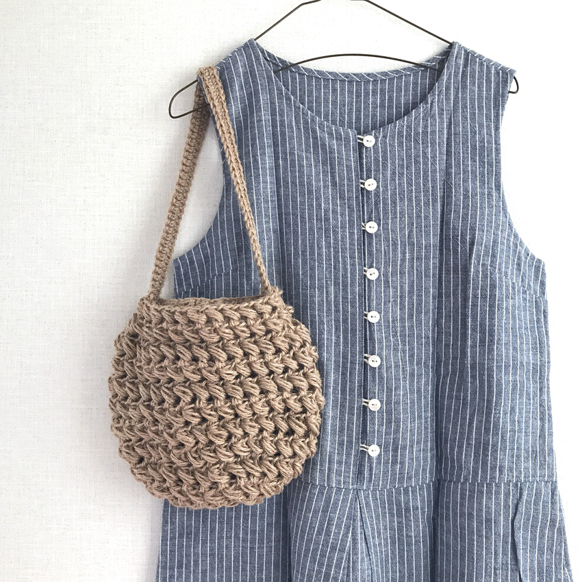 かぎ針編み ［5000いいね！記念］ラウンドショルダー