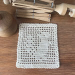 かぎ針編み りすのドイリー