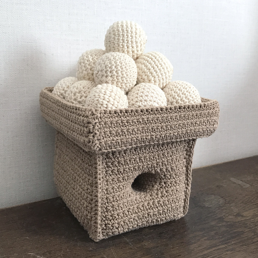 かぎ針編み 月見だんご