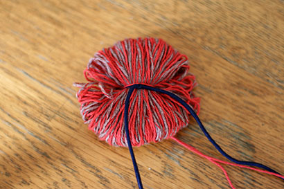 ③硬い結び目ができました