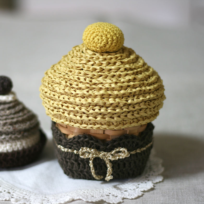 かぎ針編み クロッシェ・パティシエのモンブラン