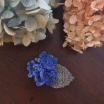 かぎ針編み 紫陽花モチーフ