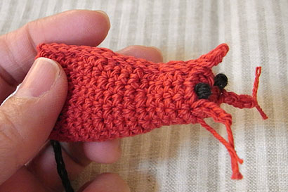 ⑩目をつけてください