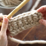 かぎ針編み 「こま編みの往復編み」の編み方