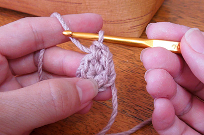 かぎ針編み わ編み [29] こま編みが編めました