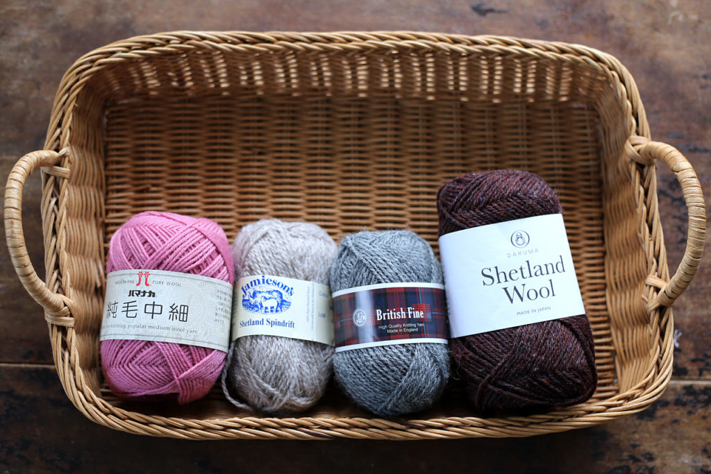 かぎ針編み この4つの毛糸で比較します