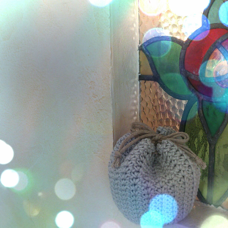 bourgeonさんの「丸ころちゃん巾着」