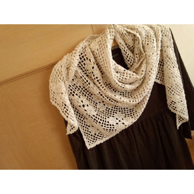 uco.さんの「レトロ三角ストール」