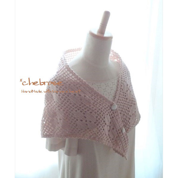 *chebroseさんの「レトロ三角ストール」