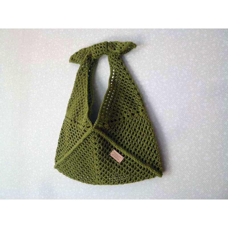 美桜さんの「クロッシェ・あずま袋」かぎ針編み 作品