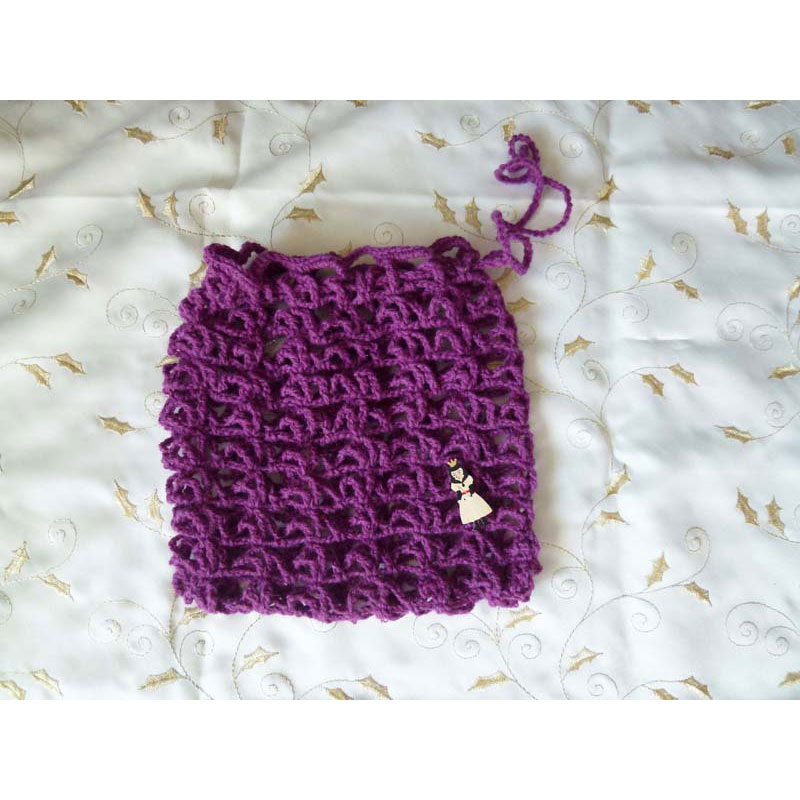 美桜さんの「旅の小分け袋/グリーン」かぎ針編み 作品