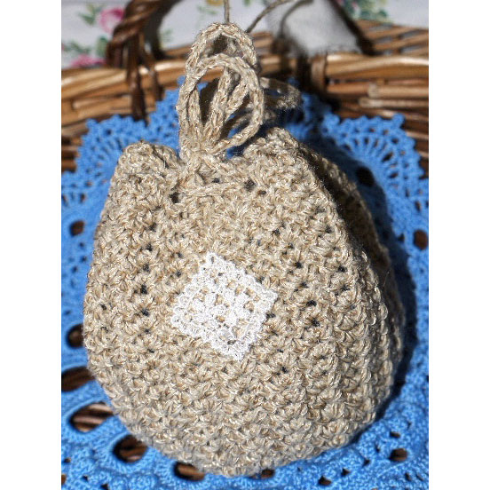 編み物屋さん[ゆとまゆ]さんの「丸ころちゃん巾着」