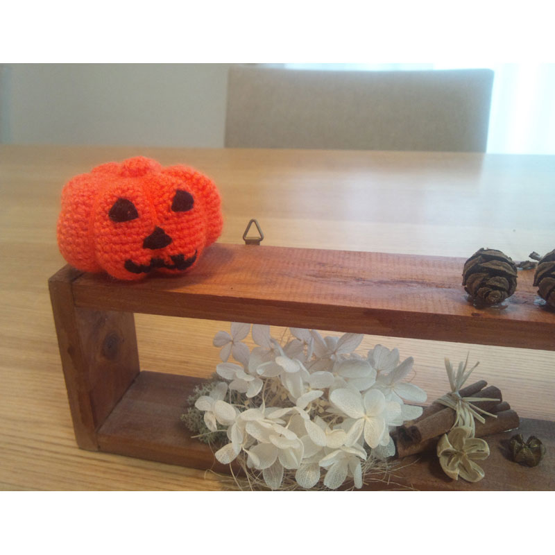 かぎ針編み Ricoさんの「ハロウィーンのかぼちゃ」