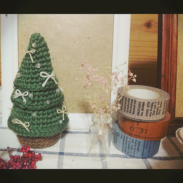 かぎ針編み ねねママさんの「クリスマスツリー」