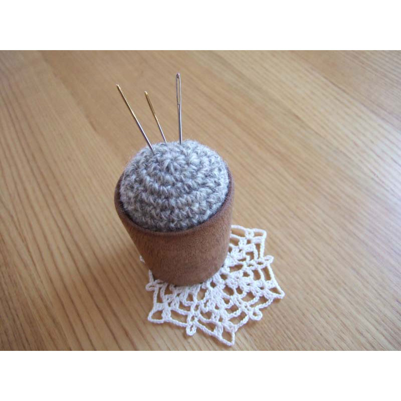 Ricoさんの「ならのとじ針用ピンクッション」