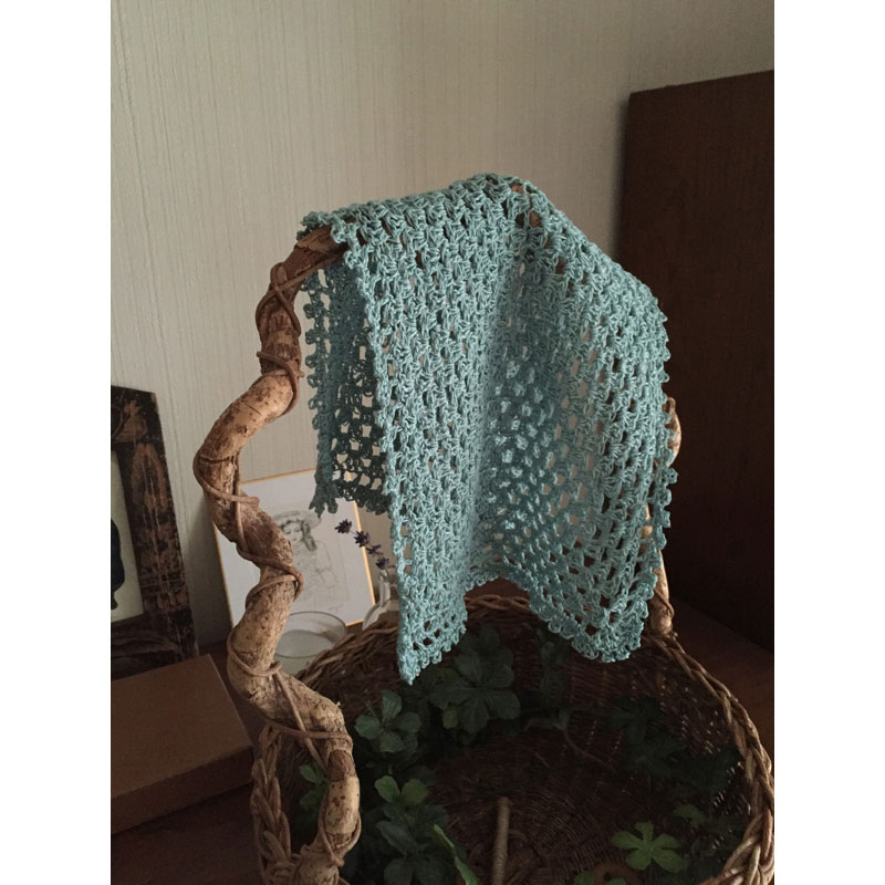 coochaさんの「どこまでも長く編むフリークロス」かぎ針編み 作品