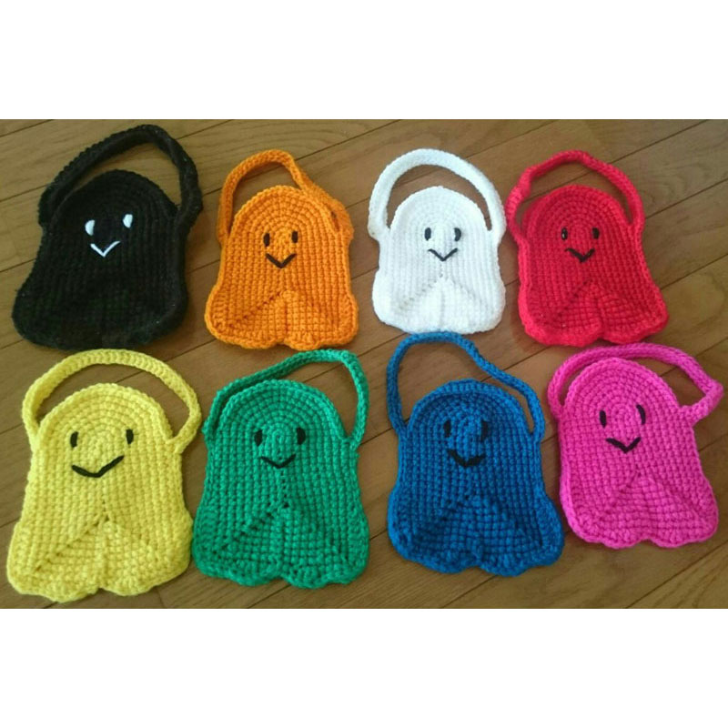 mii@さんの「おばけバッグ」かぎ針編み 作品