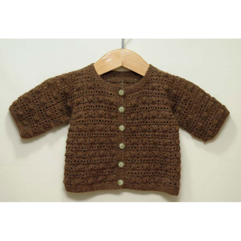 さとさんの「はじめてのおめかしカーデ」