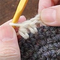 中長編み[6] 中長編みが編めました。