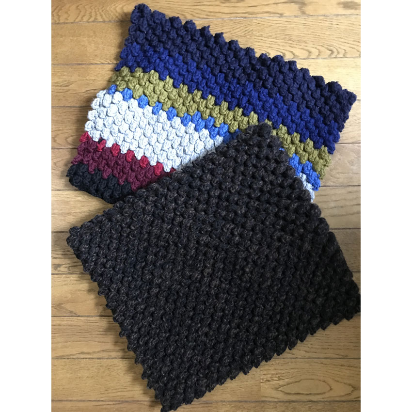 あんこさんの「ノーブル角座」かぎ針編み 作品