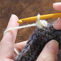 リング編み[6] リング編みが編めました。