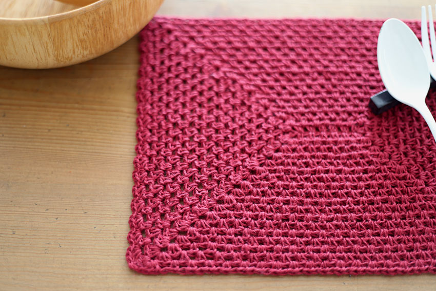 かぎ針編み テーブルマット