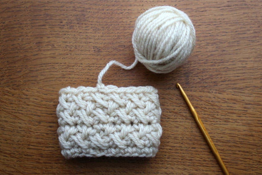 糸を渡す④ループを引き締める