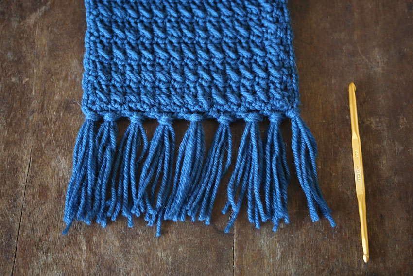 フリンジ⑪フリンジをつけ終わりました。