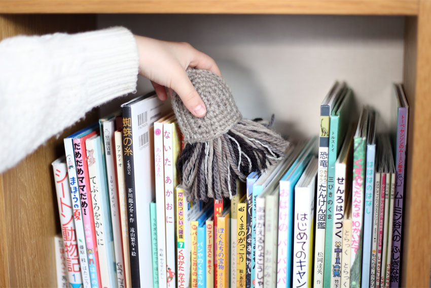 かぎ針編み ハンディモップ