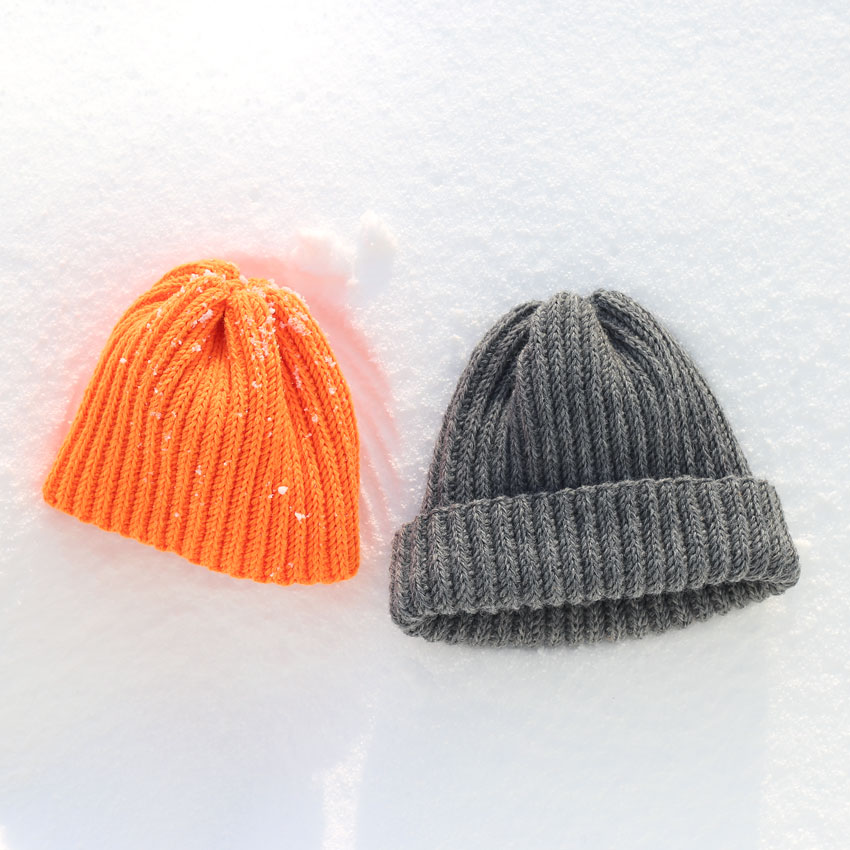 かぎ針編み 有料編み図 伸縮リブキャップ