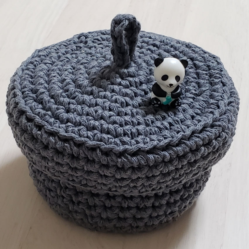 coharuさんの ふた付き小物入れ 作品