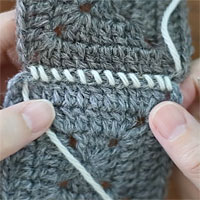 巻きかがり[7]巻きかがりができました