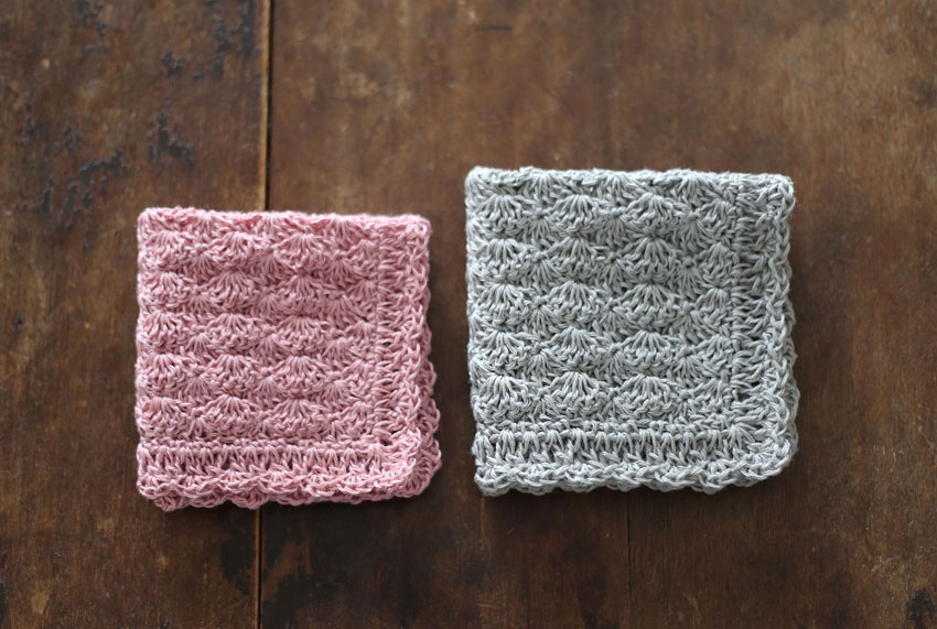 かぎ針編み ハンカチ マルチクロス サイズ比較