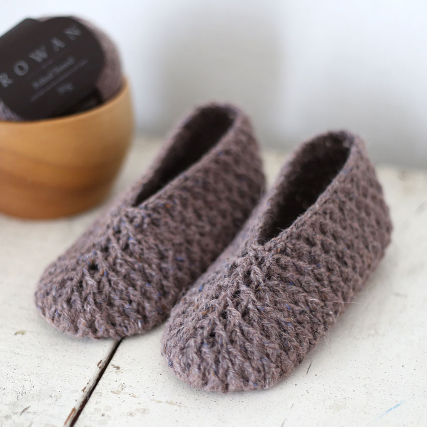 かぎ針編み「おそろいフットカバー」編み図