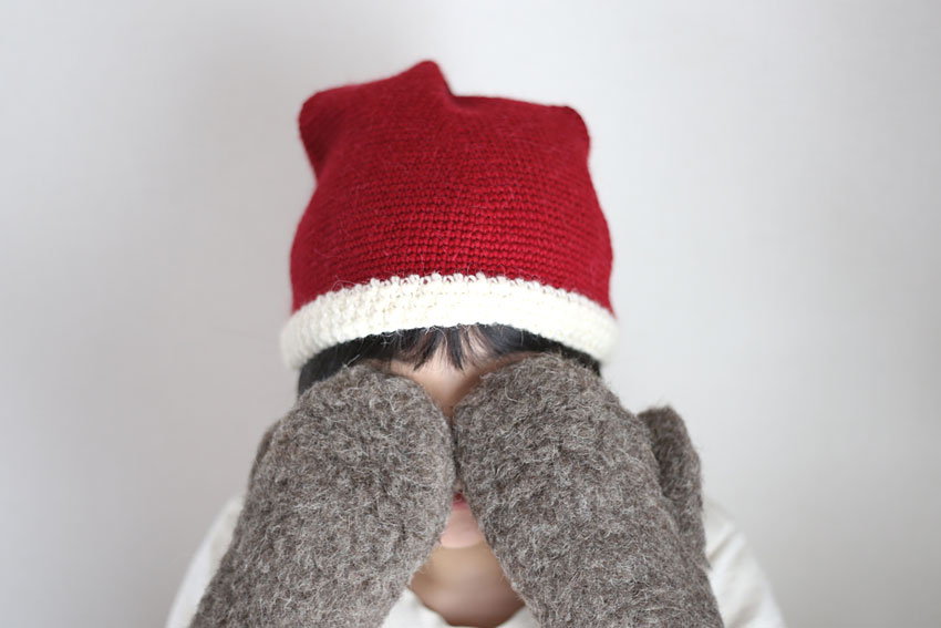 かぎ針編み サンタクロース 帽子