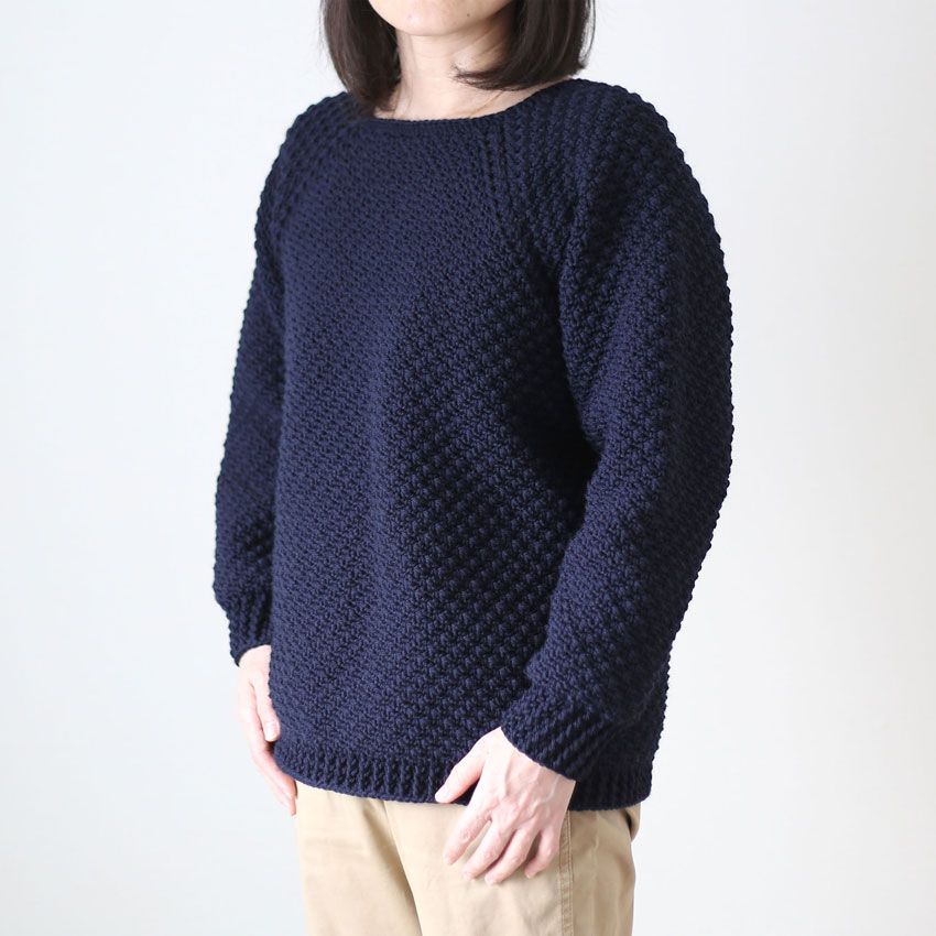 かぎ針編み 有料編み図 自分サイズに編むセーター