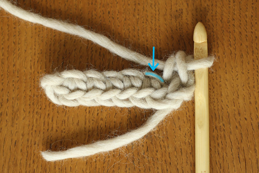 かぎ針編み くさりの拾わなかった1本