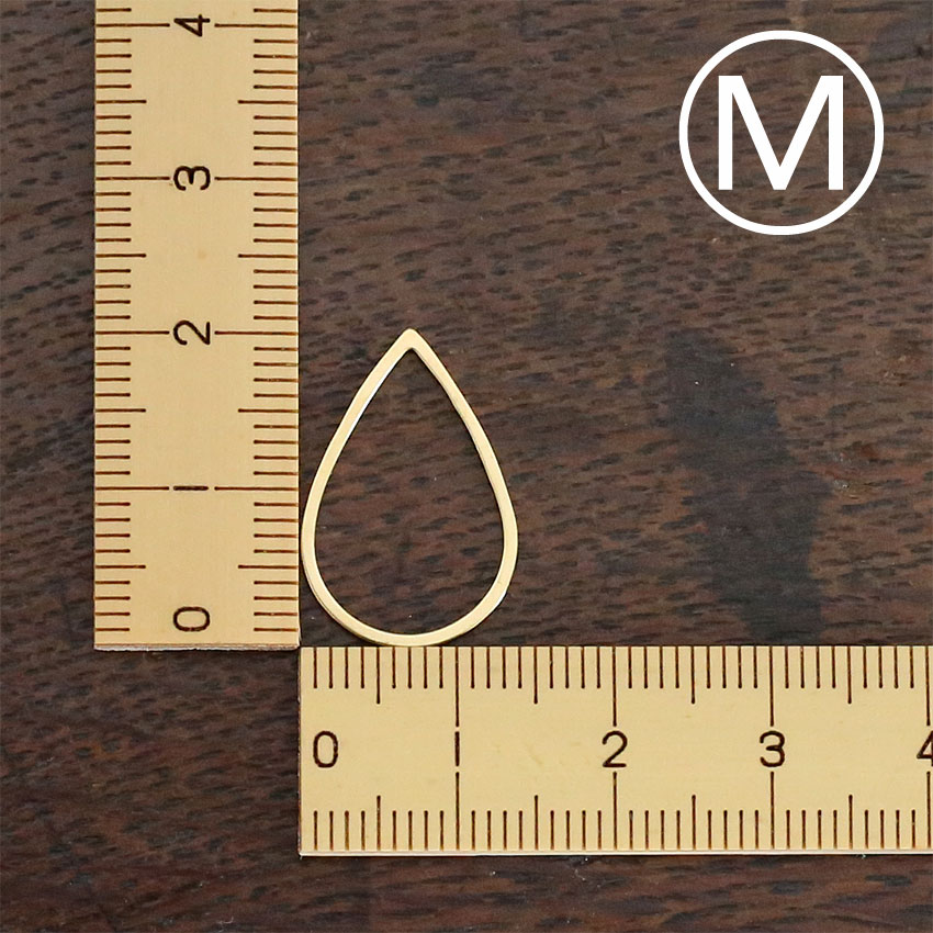 かぎ針編み フリンジ・ジュエリー しずく型 M